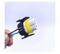 H11 Car Headlight Fog Lamp Socket - Heat-Resistant Ceramic Plug for H89 Bulb Holder with Pure Copper Wire Bundle(H11 1【Ceramic】)