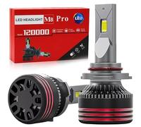 H11 LED Headlight Bulb - 120W 10000LM H11 Headlight Bulb, 1:1 Size Super Bright 6000K White Light Conversion Kit, Plug and Play, IP68 Waterproof, Pack of 2