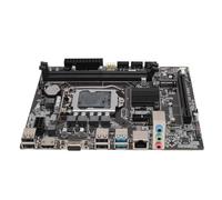 H110 Motherboard, Desktop Server Motherboard LGA1151 Dual DDR4 2133HMz Memory for HD Multimedia Interface (with 2pcs 8GB Memory Strip)