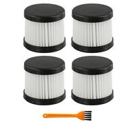H13 HEPA Filter Replacement for Karcher CVH 2 Premium CVH 3 Cordless Handheld Vacuum, Washable High Efficiency Filters with Cleaning Brush, 2 Pack(4 PACK)