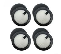 H13 HEPA Filter Replacement for SMOTURE VAC01 VAC02 VC70 & Ozeeco EC01 Cordless Vacuum, Washable High-Efficiency Filters with Sponge (4 PACK)