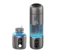 H2 Portable Rich Hydrogen Water Bottle, SPE/PEM Rich Hydrogen Cup, 5000PPB High Concentration Water Generator, Super Saturated Hydrogen-Rich Water Cup
