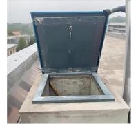 H20cm Roof Access Hatch Security Door Flush Mount Roof Access Hatch Door with Seal Strip Handle Rainproof Loft Hatch(85 * 85cm)