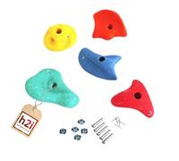 H2i Climbing Stones Climbing Grips for Climbing Wall - Large - 14.3 x 14.3 cm for Children and Adults