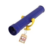h2i Telescopic Play Tower & Playhouse, Children's Telescope Made of Weatherproof Plastic, No Optical Magnification, Children's Telescope, Play Tower Accessories, Blue