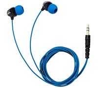 H2O Audio Surge+ 100% Waterproof Headphones - Noise Canceling, Sweatproof, IPX8 Swim Earbuds with Bass Boost, Multiple Earplug Sets, for Swimming, Running & Underwater Activities - Black/Blue