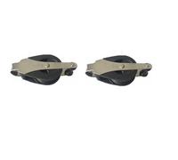 H2o Kayaks 2 x 30 mm Marine 316 SS Block Rope Pulley with Becket Nylon and Ball Bearings Sheave