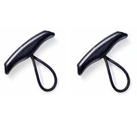H2o Kayaks Canoe/Kayak Toggle Handles, Nylon, Black (Pack of 2 with Short Cord)