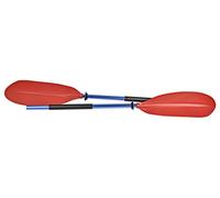 H2o Kayaks Fire Asymmetrical Kayak Paddle 220 cm Red Blade and Blue Shaft
