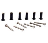 H2o Kayaks M5 Neoprene Well Nut Inc Stainless Steel Pozi Screw Long Type D (Pack of 6)