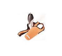 H2O4K9 Dog Water Drinks Bottle Caddy Holder Carrier Neoprene Orange