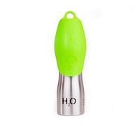 H2O4K9 Portable Pet Dog Drinking Water Bottle Stainless Steel 700Ml Green