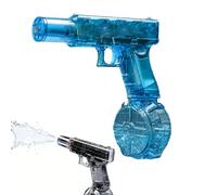 H2Ops Water Gun, Electric Water Gun Blasters with Light Effects, Automatic Continuous Fire, Electric Water Gun for Adults Kids, Summer Pool Beach Party Toys Gifts (Blue)