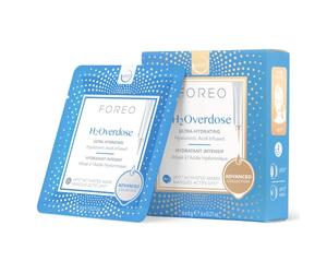 H2Overdose Advanced Collection 2.0 UFO-Activated Facial Mask, Hydrating Facial, Beauty & Personal Care, Hyaluronic Acid & Vitamin E, For All Skin Types, Dry skin & Flaky Skin, 6 Pieces in pack