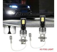 H3 COB LED Conversion Kit 4014 Chips 1800LM | 6000K xenon white, 2-pack value, fog light upgrade, clear visibility, night driving safety