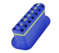 H3 Desktop Arrow Holder & Stand, 3D-Printed Archery Arrow Display & Organizer for Desk, Holds 14 Arrows with 3 Adjustable Spacings, Compatible with Compound, Recurve & Competition Arrows (Blue)