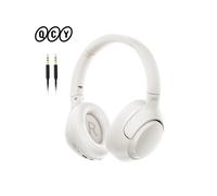 (H3-white)QCY H3 ANC Wireless Headphones Bluetooth 5.4 Hi-Res Audio Over Ear Headset 43dB Hybrid