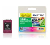 H302XL JetTec Colour High Capacity Ink Cartridge to replace HP302XL