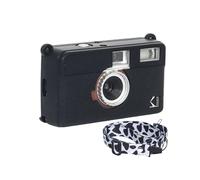 H35N Camera Case,Soft Silicone Protective Case Cover Ultra-Thin Lightweight for KODAK EKTAR H35 H35N Film Camera With Shoulder Strap (Black)