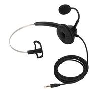 H360-3.5 Single Sided Telephone Headset, Monaural Business Headset with Noise Reduction Mic, Lightweight Comfortable Call Center Headset with 3.5mm Jack for Customer Service and