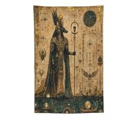 H3B8U2Y5 Anu elestial Egyptian Wall Tapestry, Seated Jackal God