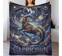 H3B8U2Y5 Capricorn Zodiac for for All Warm Throw Blanket, Sofa Reading Use
