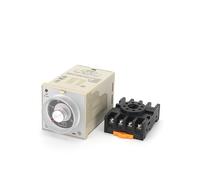 H3BA-8 DC24V AC220V 50/60Hz Time relay delay timer 0.5S-100h Pin Timer industrial household(AC220V)