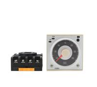 H3BA-N8H 8PIN 50/60Hz 2NO2NC Time 1.2s To 300h 48 * 48mm DC12V DC24V AC110V AC220V Multifunctional Solid State Relay 1Pcs(AC110V)