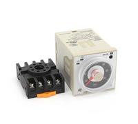 H3BA-N8H 8PIN 50/60Hz 2NO2NC Time 1.2s To 300h 48 * 48mm DC12V DC24V AC110V AC220V Multifunctional Solid State Relay(AC220V)