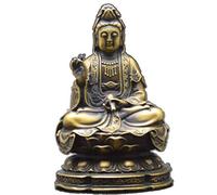 H3TF5J Animal Sculptures For The Home Sculpture Statue Pure Copper Guanyin Buddha Statue Decoration At Home Living Room Entrance