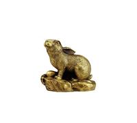 H3TF5J Animal Sculptures For The Home Sculpture Statue Twelve Zodiac Rabbit Copper Ornaments Home Furnishings Decorations Rabbit Ornaments
