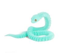 H3TF5J Animals 3-d Printed Snake Crystal Texture Fully Articulated Joints for Home Office Executive Desk Decoration (30cm/12in,Turquoise)
