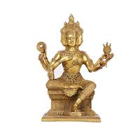 H3TF5J Bronze Thai four-faced Buddha ornaments Grant whatever is requested Bronze statue of the Brahma M Chinese traditional style jewelry