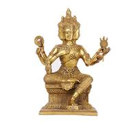 H3TF5J Bronze Thai four-faced Buddha ornaments Grant whatever is requested Bronze statue of the Brahma M Chinese traditional style jewelry
