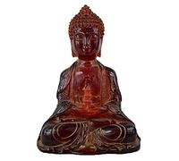 H3TF5J Elaborate Old Chinese Handwork Resin Sleep Buddha Leisurely Efficacious Lucky Statue