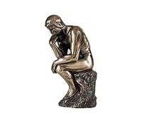 H3TF5J Sculpture Animal The Thinker Head Portraits Bust American Statue Character Plaster Desktop Decoration Office Copper+Resin Craftwork