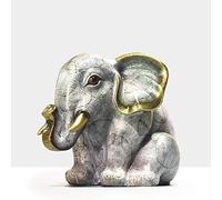 H3TF5J Sculptures For Home Pure Copper Elephant Sculpture Decoration Desk Statue Decoration A