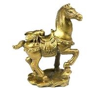 H3TF5J Small bronze horse statue collection immediately fly statue Gamble and get rich right away great success Crafts Statues