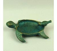 H3TF5J Statue Ornament Animal Sculptures For The Home Turtle Dish Decorative Copper Tray Curio Ironwork Adornment Accessories Furnishing-A