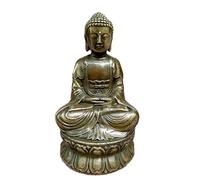H3TF5J Statue Ornament Animal Sculptures For The Home Vintage Buddha Statue Shakyamuni Buddha Sculptures Buddhism Copper Art&Craft Desktop Decoration Office