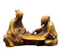 H3TF5J Statues And Figurines Decorative Collectibles Pure Copper Brass Chess Home Office Go Chess Decoration Gifts