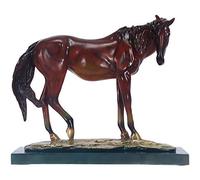 H3TF5J Statues Pure Copper War Horse Statue Home Decoration Crafts Sculpture