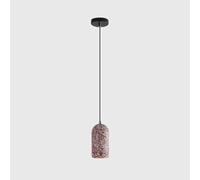 H3TF5J Terrazzo Small Pendant Lamp Industrial Cement Pendant Light Restaurant Coffee Milk Tea Shop - Decoration Ceiling Hanging Lamp Indoor Fixtures Chandelier Ceiling Light Fixture (Pink)