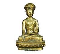 H3TF5J Tibetan Buddhism bronze gold Gilt Tsongkhapa Master Shamanism Buddha Statue