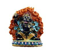 H3TF5J Vajrapani King dense tracks wead the Bodhisattva hand painted small statues of Yamantaka buddha figurine
