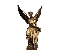 H3TF5J Winged Victory Lady Goddess Athena Statues Greek Mythology Sculpture Angel Figurines Collection Metal Art
