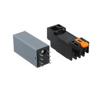 H3Y-2 Digital Time Delay Relay, Adjustable Cycle TIMERs Control 0.1s-99h, PC Fireproof Shell with LCD Display for Industrial Automation(DC24V)