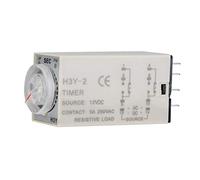 H3Y-2 Power On Delay Time Relay Pointer Control Delay Timer 8-Pin 12VDC(60), Relay