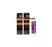 (H4 (2x), Dev (Vol. 30) 8oz) L'Oreal HiColor H4 Shimmering Gold, Blondes For Dark Hair Only