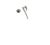 H4 Battle Axe on a Pin Badge made of fine English pewter Posted by Created By Jake